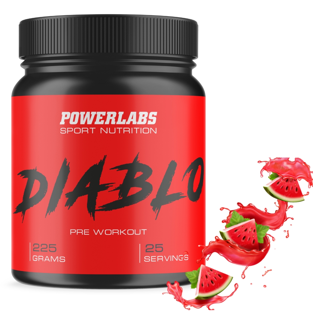 Предтренировочный комплекс Powerlabs Diablo Предтренировочный комплекс 225 g Арбуз