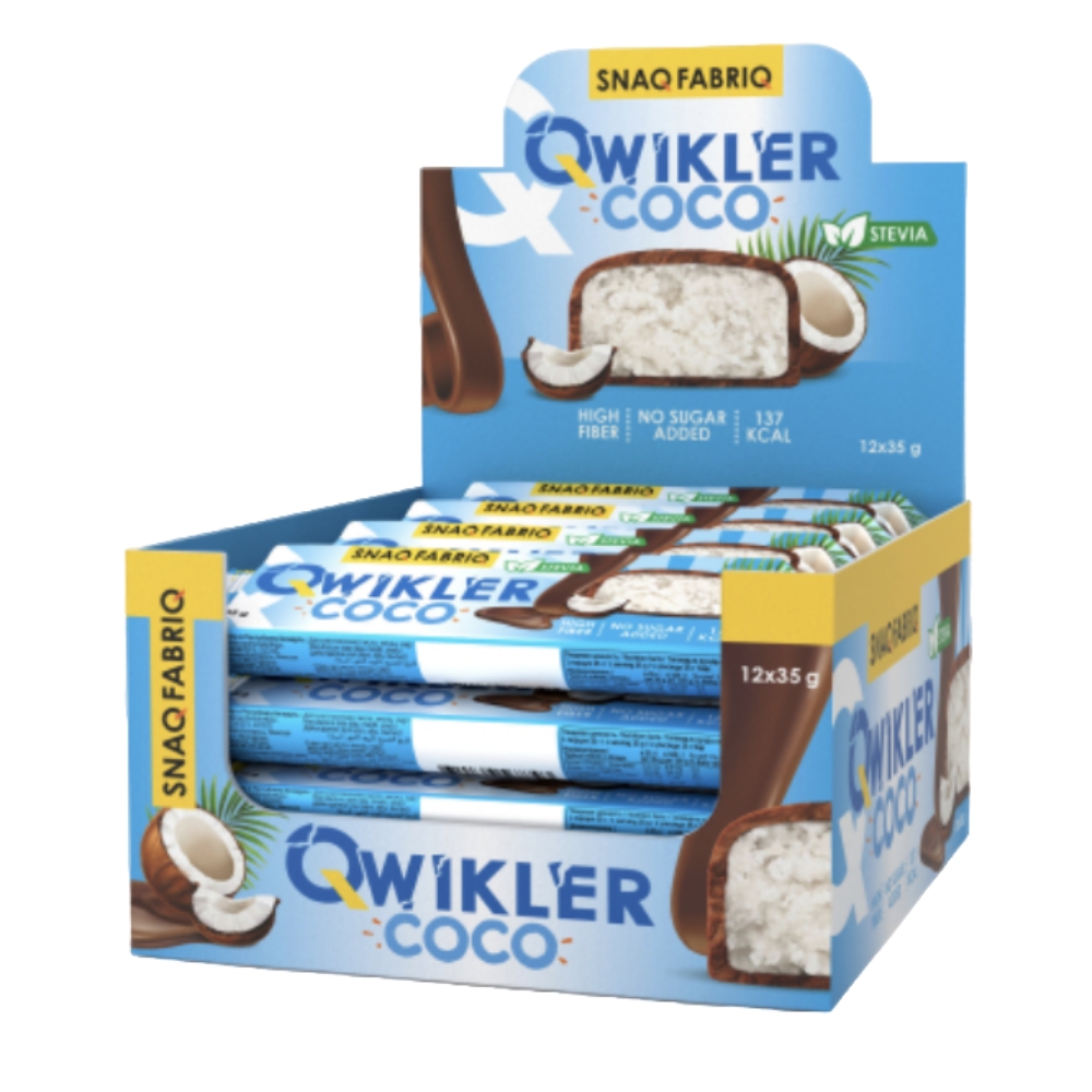 Батончик SNAQ FABRIQ 35 g Qwikler Батончик Кокосовый
