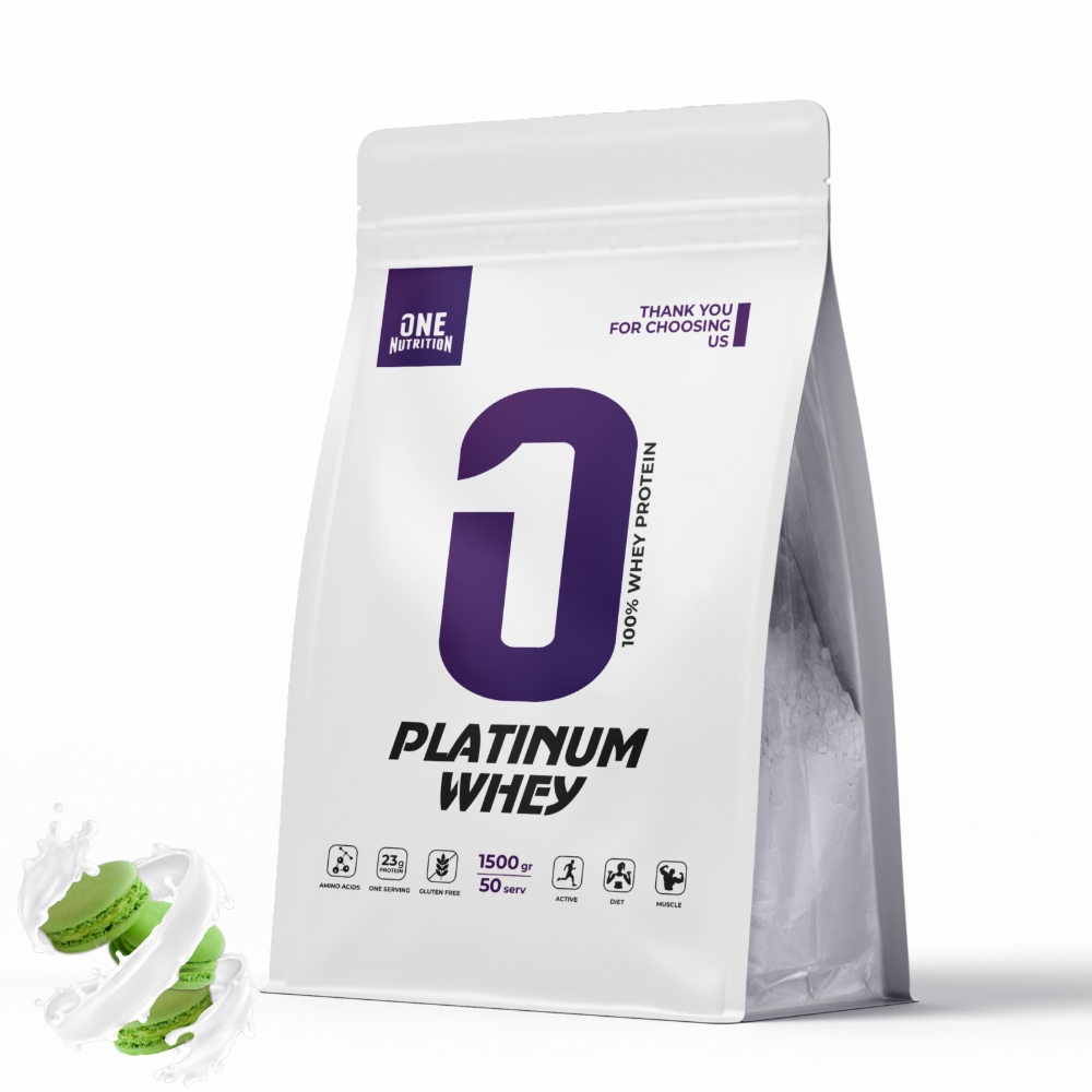Протеин ONE NUTRITION Platinum Whey 1500 g Фисташка