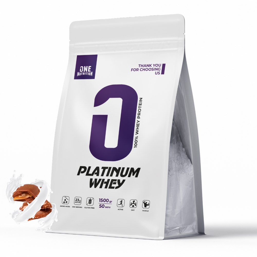 Протеин ONE NUTRITION Platinum Whey 1500 g Шоколад