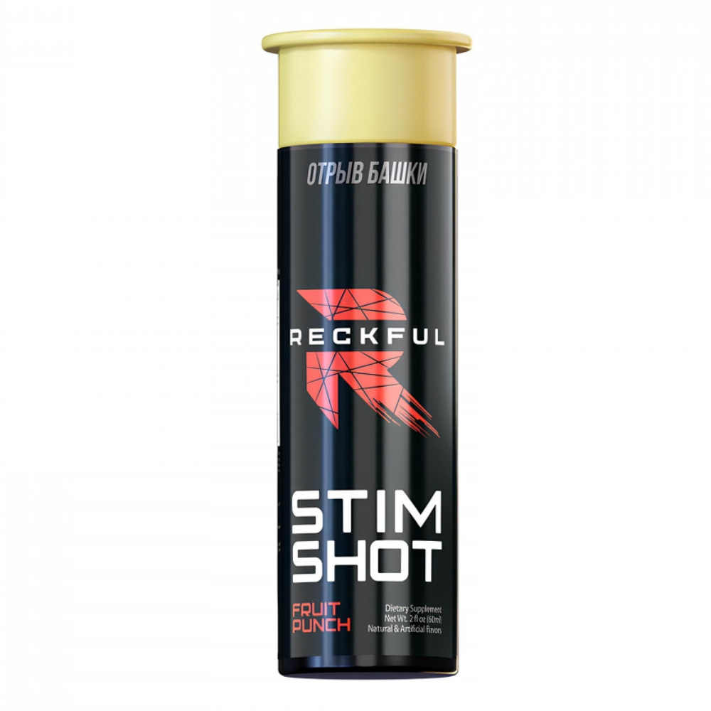 Предтренировочный комплекс Reckful Stim shot 60 ml Фруктовый пунш